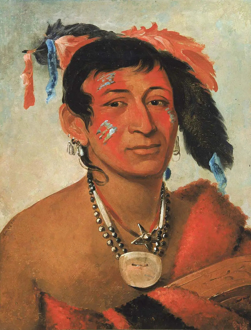 Sha-wá-no, Południe, rozpoznany wojownik - George Catlin