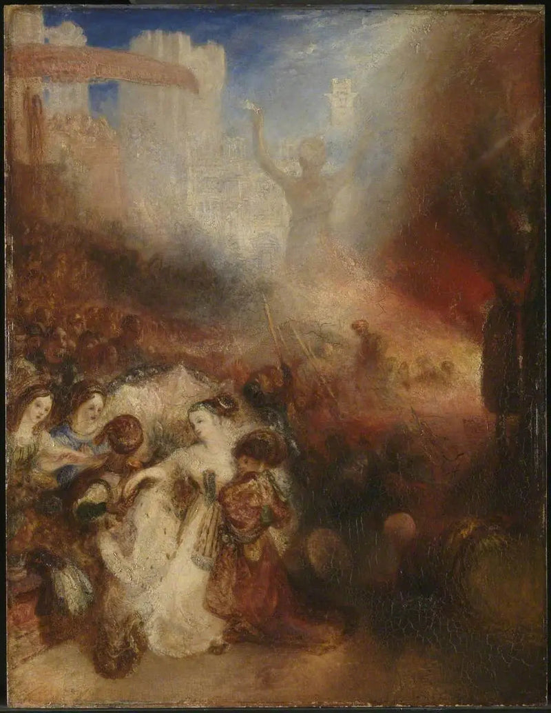 Szadrach, Meszach i Abednego w Płonącej Ogniowej Piecu - J. M. W. Turner
