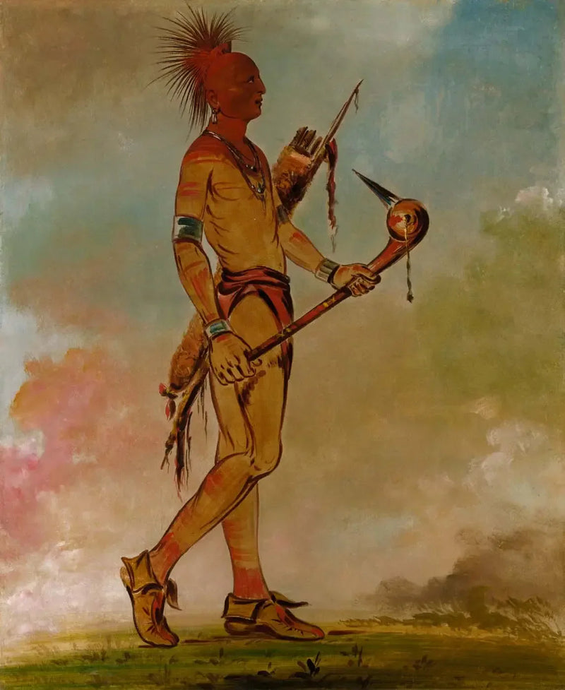 Shin-ga-wás-sa, piękny ptak - George Catlin