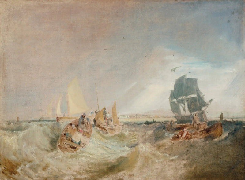 Transport na ujściu Tamizy - J. M. W. Turner