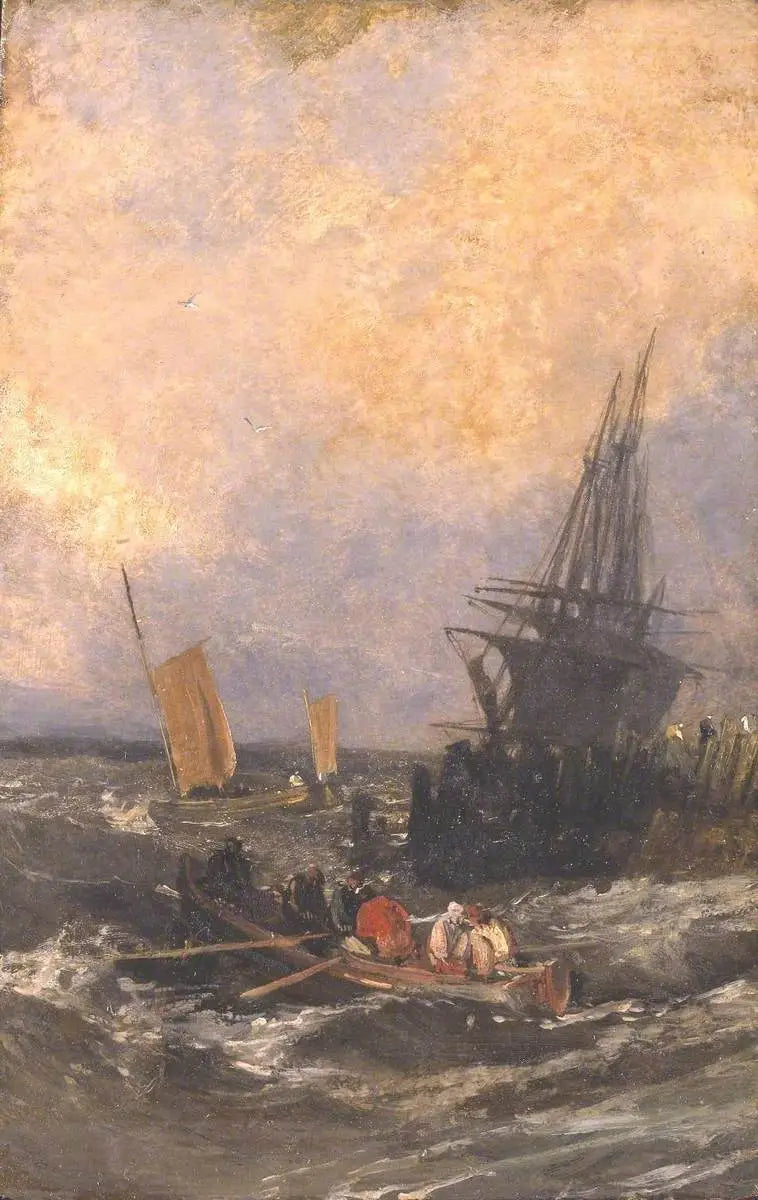Transport przez falochron - J. M. W. Turner