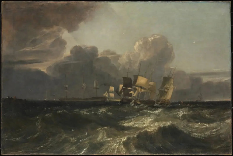 Statki w drodze do kotwicowiska (‘Morski pejzaż z Egremontu’) - J. M. W. Turner