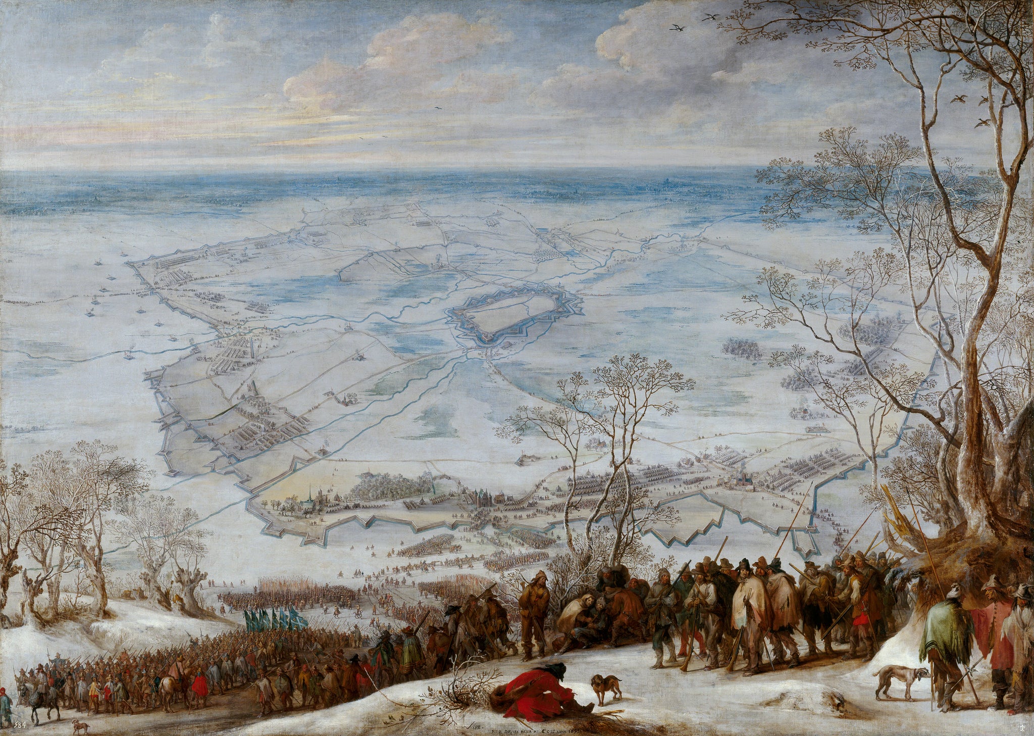 Le siège d'Aire (1641) - Peeter Snayers