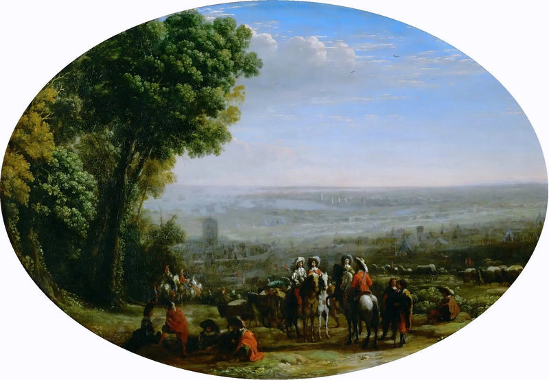 Krzesło z La Rochelle autorstwa Ludwika XIII - Claude Lorrain