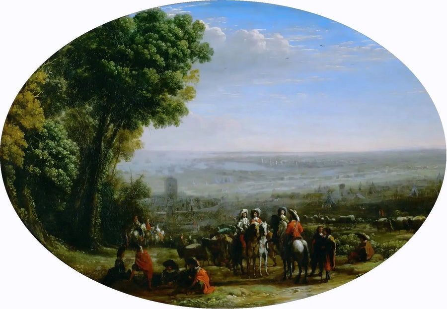 Krzesło z La Rochelle autorstwa Ludwika XIII - Claude Lorrain