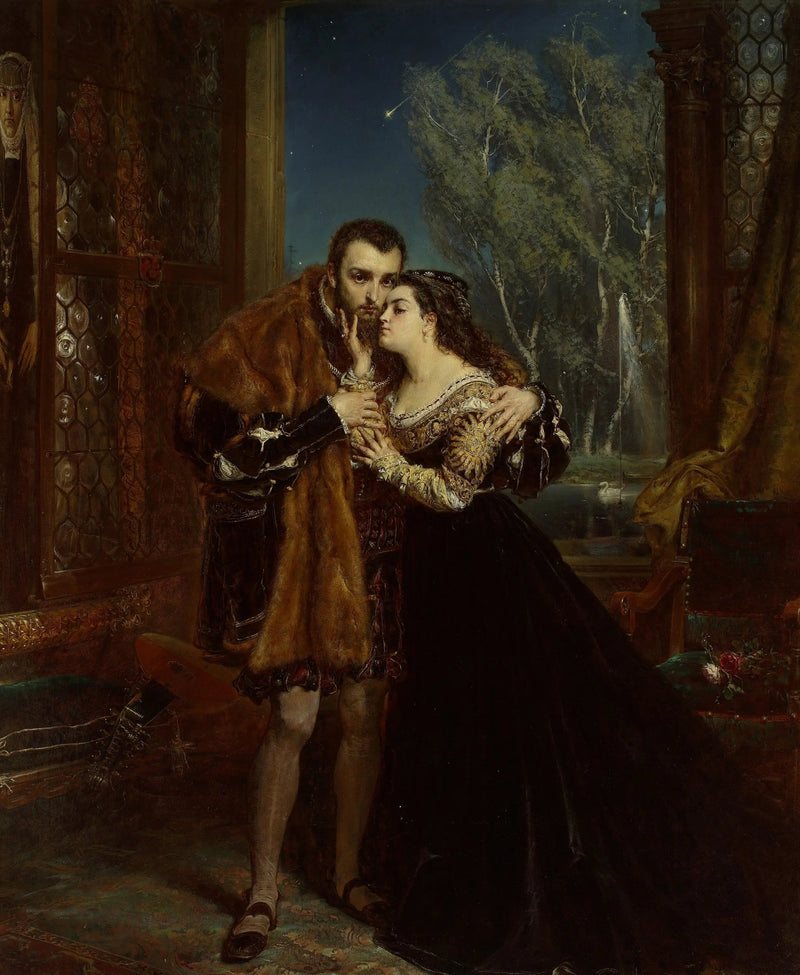 Zygmunt August i Barbara na dworze Radziwiłła w Wilnie - Jan Matejko