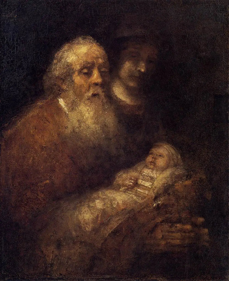 Symeon w Świątyni - Rembrandt