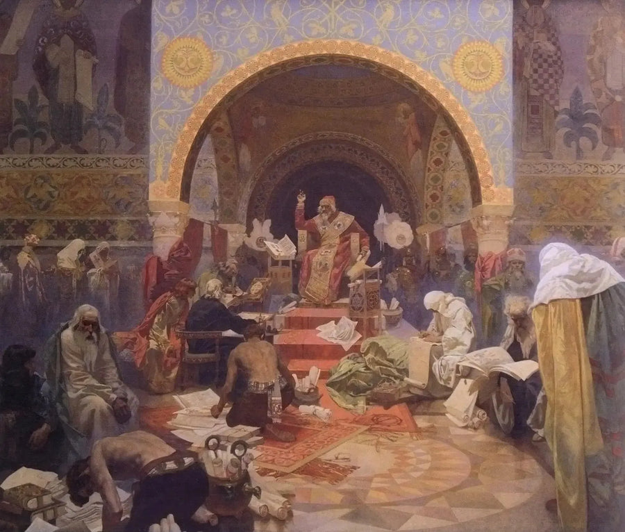 Siméon, car cesar Bułgarów - Alphonse Mucha