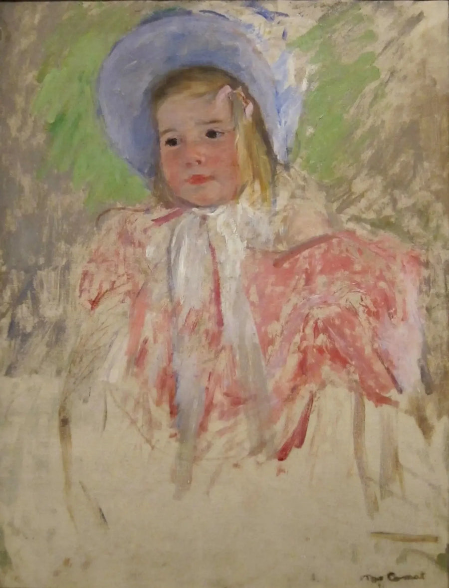 Simone w niebieskiej czapce (nr 1) - Mary Cassatt
