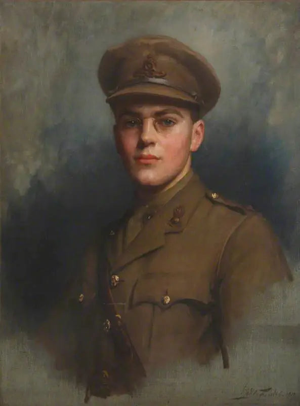 Sir Felix John Morgan Brunner, 3. baron Brunner (1897-1982) jako oficer artylerii - Luke Fildes