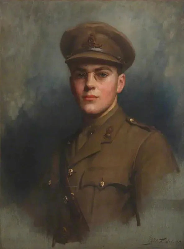 Sir Felix John Morgan Brunner, 3. baron Brunner (1897-1982) jako oficer artylerii - Luke Fildes