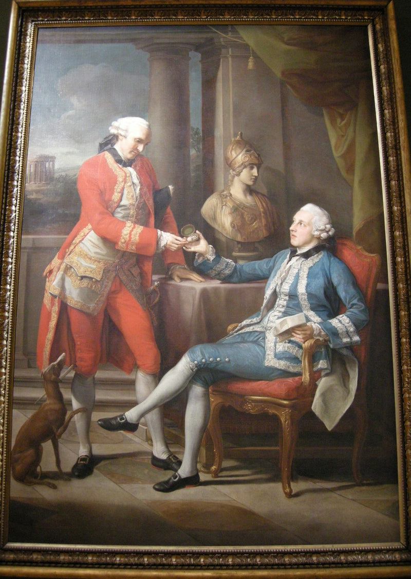 Sir Sampson Gideon i nieznany towarzysz - Pompeo Batoni