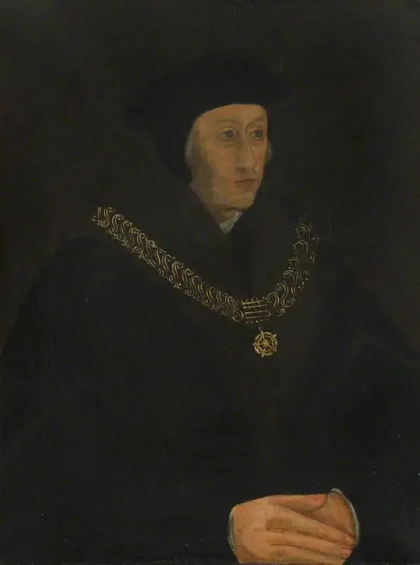 Sir Thomas More (1478–1535), męczennik reformacji, kanclerz (1529–1532) - Hans Holbein Młodszy