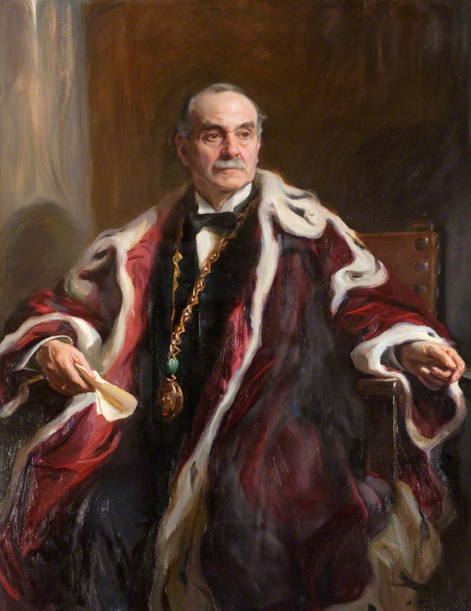 Sir William High (1858–1934), Lord Provost de Dundee (1923–1929) - Philip de László image 1 reproduction artisanale de tableau