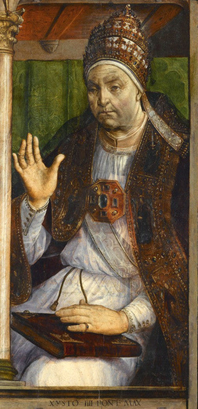 Sixte IV (1414-1484) pape - Pedro Berruguete - Alpha Reproduction
