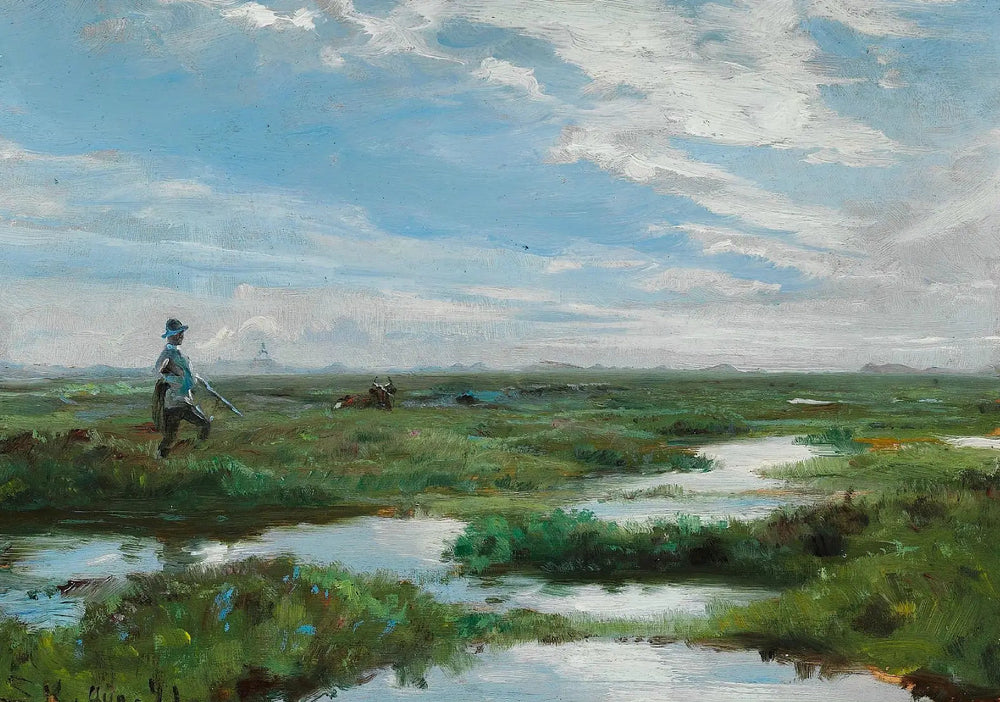 Skagen Heath près de Brovandene - Peder Severin Krøyer image 1 reproduction artisanale de tableau
