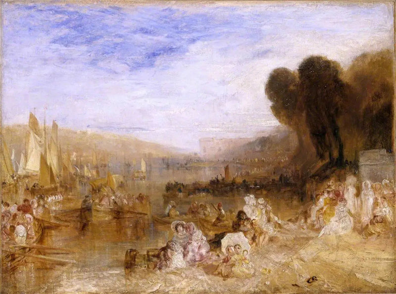 Szkic do 'Zamek East Cowes, Regata Startująca do Ich Miejsc Postojowych' nr 3 - J. M. W. Turner