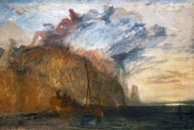 Szkic do 'Ulyssesa drwiącego z Polifema' - J. M. W. Turner
