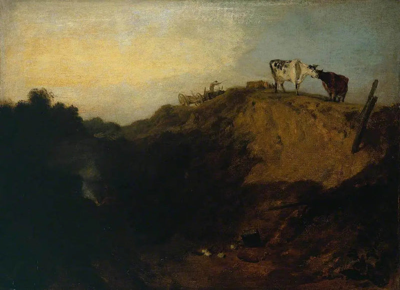 Szkic banku z cyganami - J. M. W. Turner