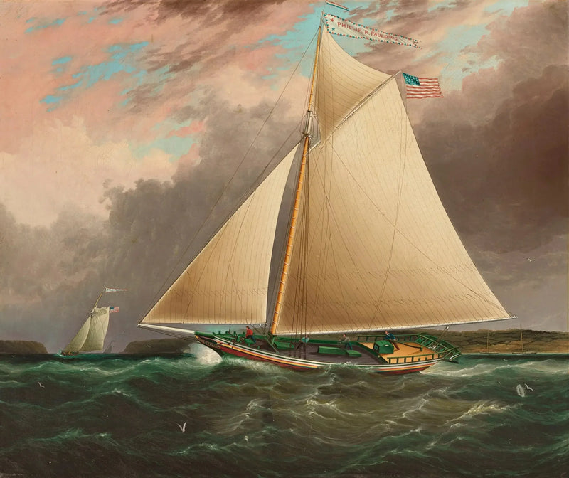 Sloop Hudson Phillip R. Paulding - James E. Buttersworth