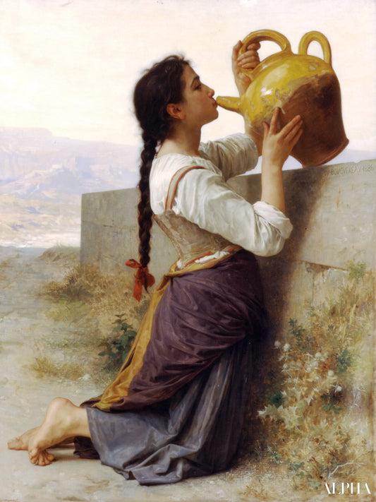 Soif - William Bouguereau - Reproductions de tableaux et peintures haut de gamme