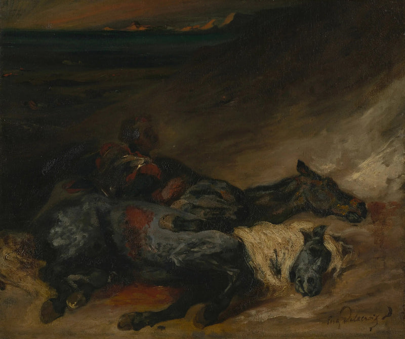Wieczór po bitwie - Eugène Delacroix