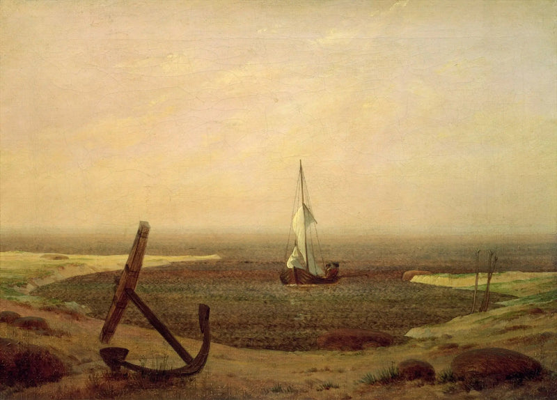 Wieczór - Caspar David Friedrich