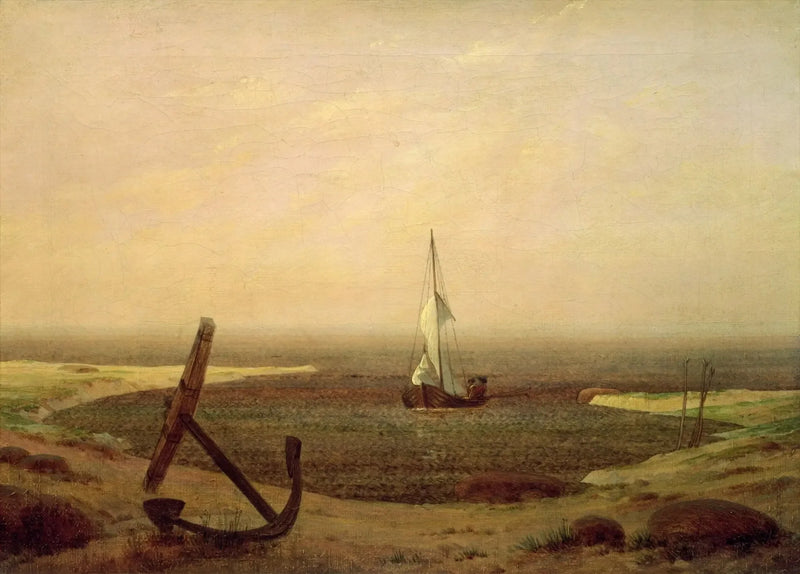 Wieczór - Caspar David Friedrich