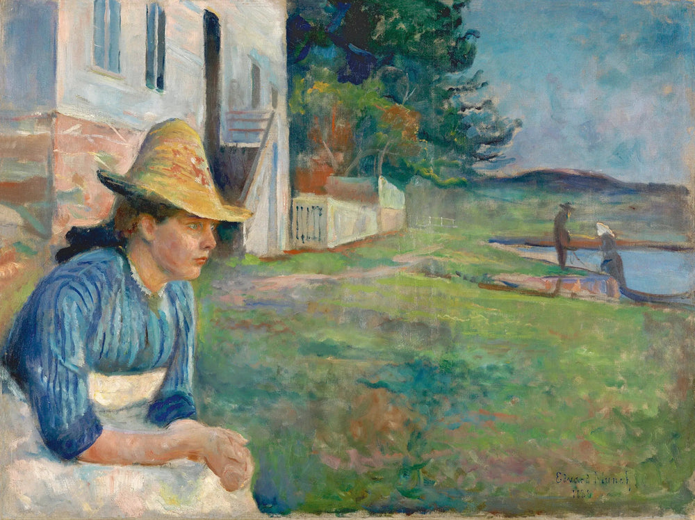 Reproduction du tableau « Soir - Edvard Munch » par Alpha Reproduction en peinture à l’huile