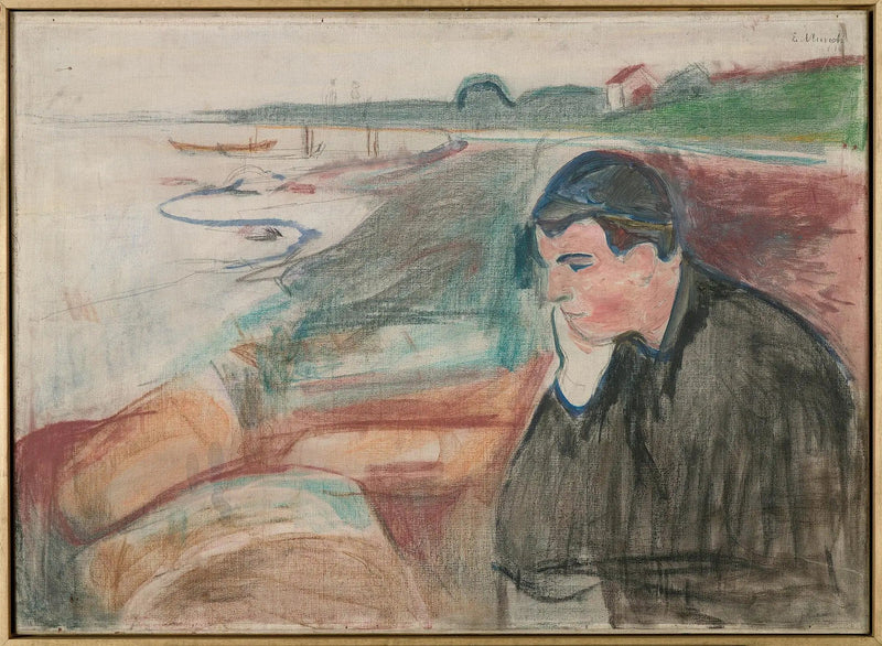 Wieczór. Melancholia - Edvard Munch