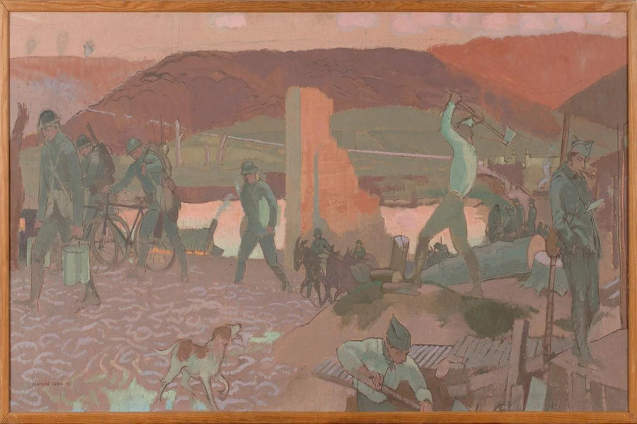Cicha noc na pierwszej linii, w Barisis - Maurice Denis