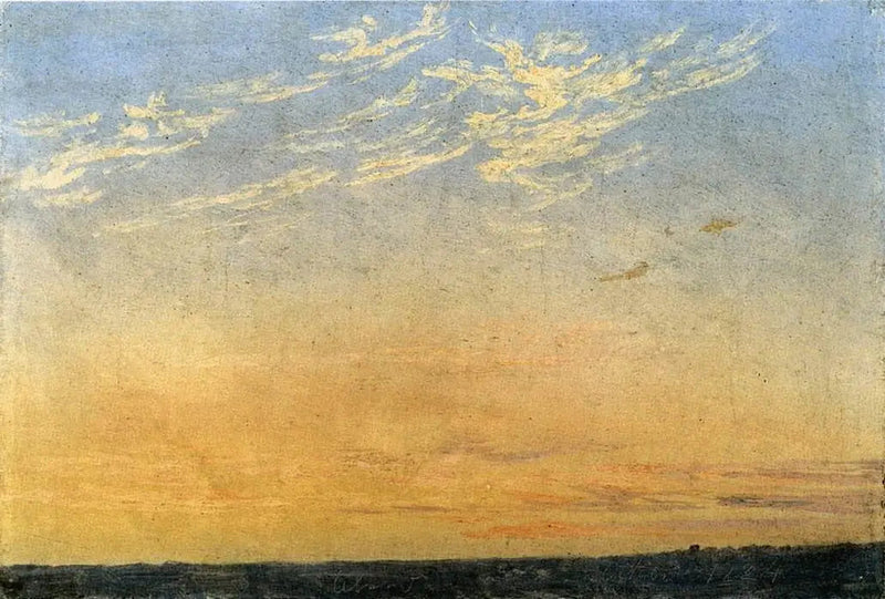 Wieczór - Caspar David Friedrich