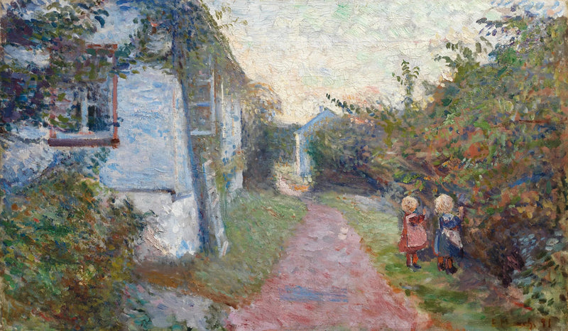 Letni wieczór w Åsgardstrand - Edvard Munch