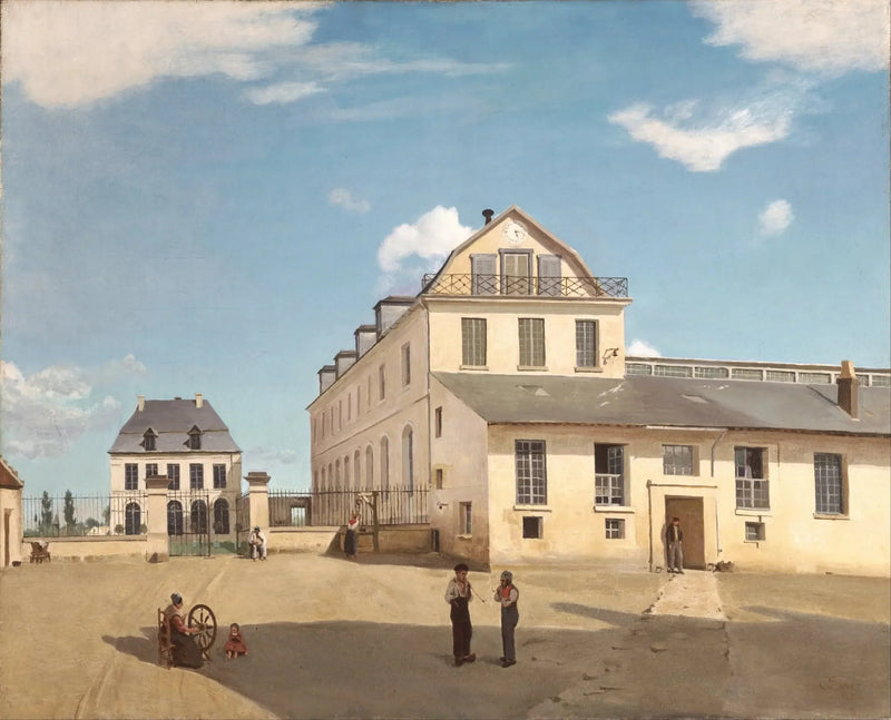Soissons – Dom mieszkalny i fabryka pana Henry'ego - Jean-Baptiste Camille Corot