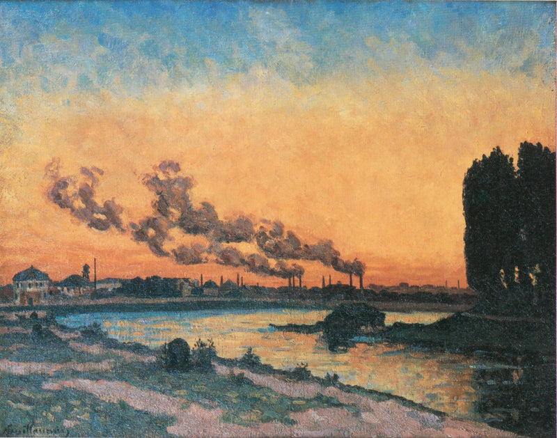 Zachód słońca w Ivry - Armand Guillaumin