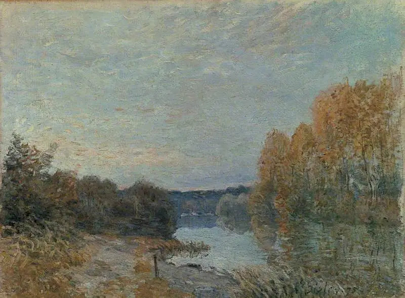 Zachód słońca - Alfred Sisley