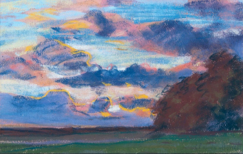 Zachodzące słońce P54 - Claude Monet