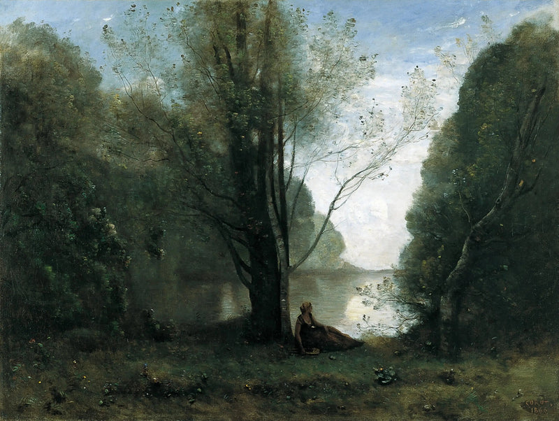 Samotność. Pamiątka z Vigen, Limousin - Jean-Baptiste Camille Corot