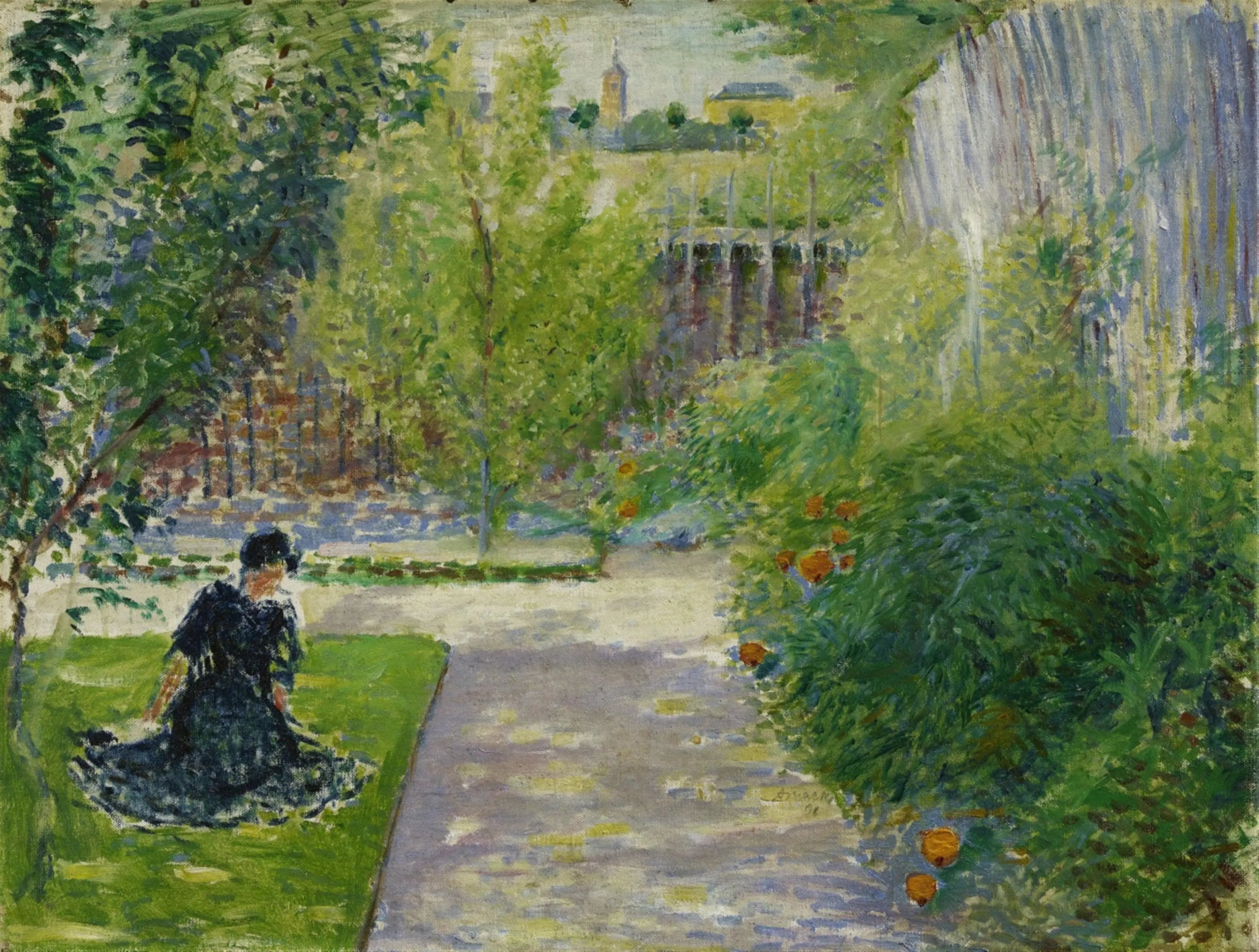 Reproduction du tableau « Q134006172 - August Macke » par Alpha Reproduction en peinture à l’huile