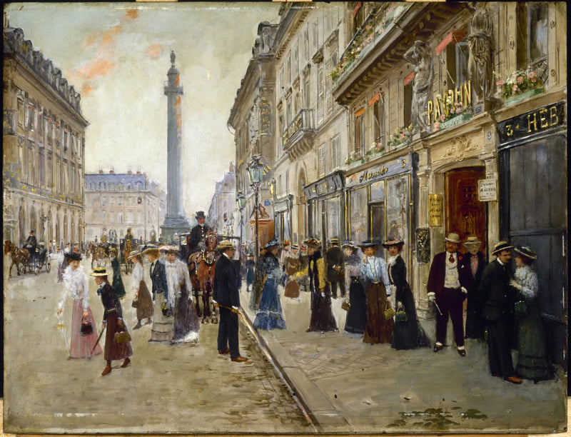 Wyjście pracownic z domu Paquin - Jean Béraud