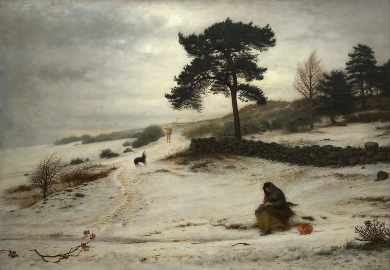 Sufit, sufit, wiatr zimowy - John Everett Millais
