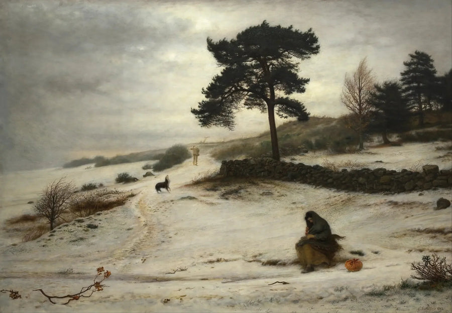 Sufit, sufit, wiatr zimowy - John Everett Millais