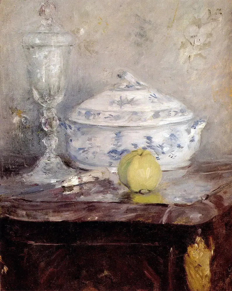 Waza i jabłko - Berthe Morisot