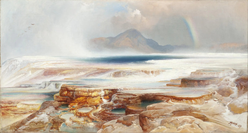 Gorące źródła Yellowstone - Thomas Moran