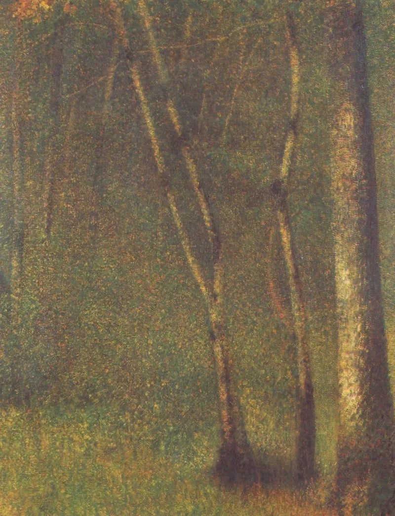 Podlasie w Pontaubert - Georges Seurat