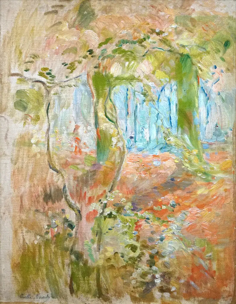 Leśne dno jesienią - Berthe Morisot