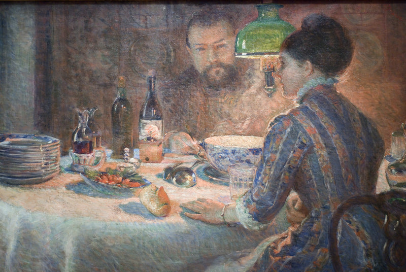 Pod lampą - Marie Bracquemond