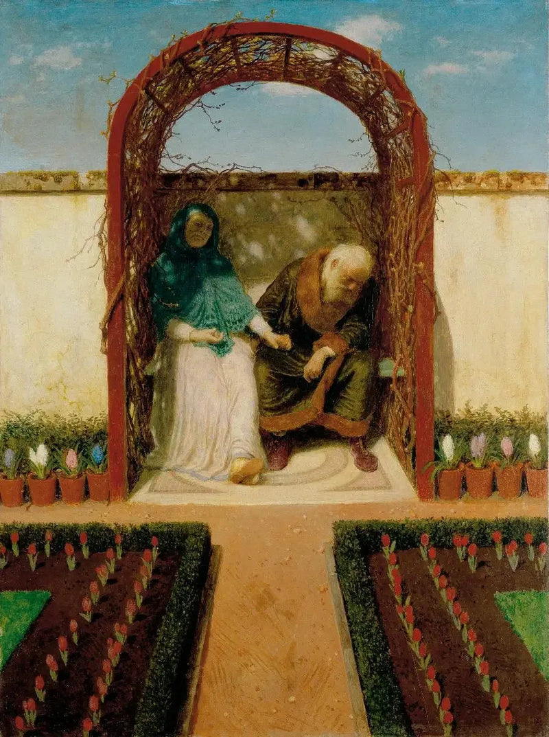 Pod pergolą - Arnold Böcklin