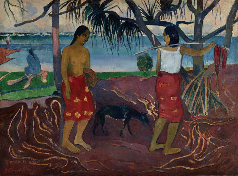 Pod Pandanusem - Paul Gauguin