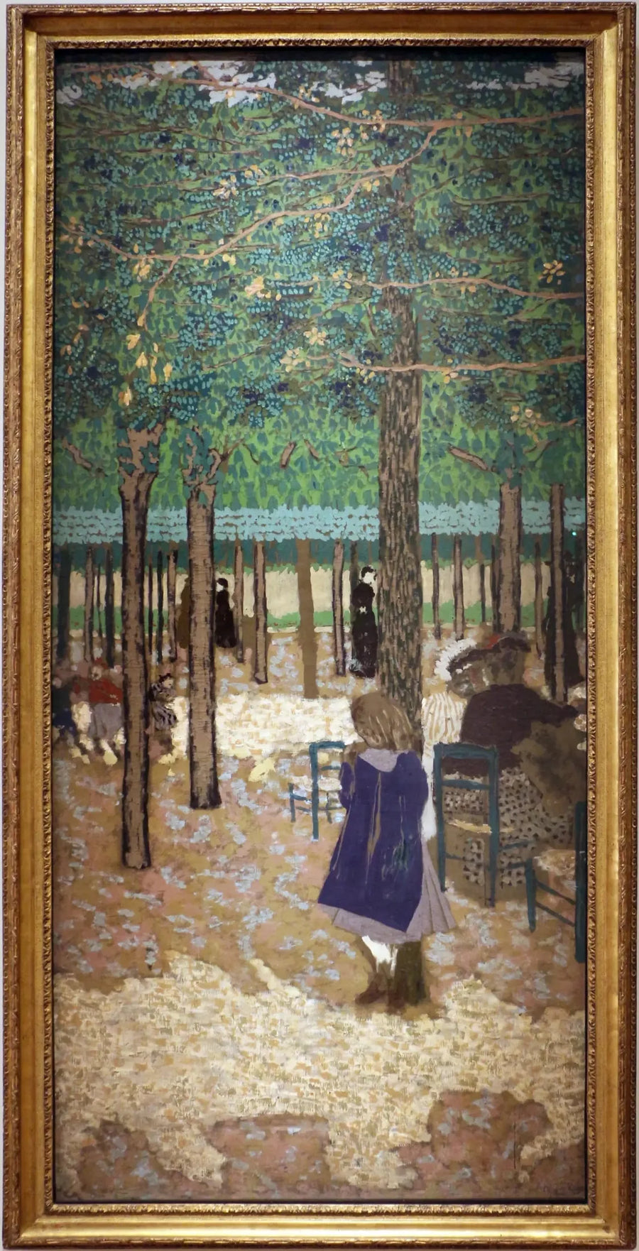 Pod drzewami w publicznym ogrodzie - Édouard Vuillard